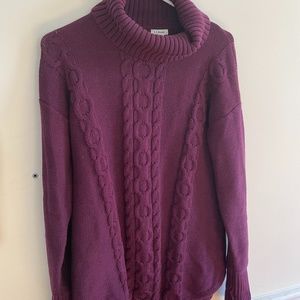 LL Bean Small Cable knit sweater